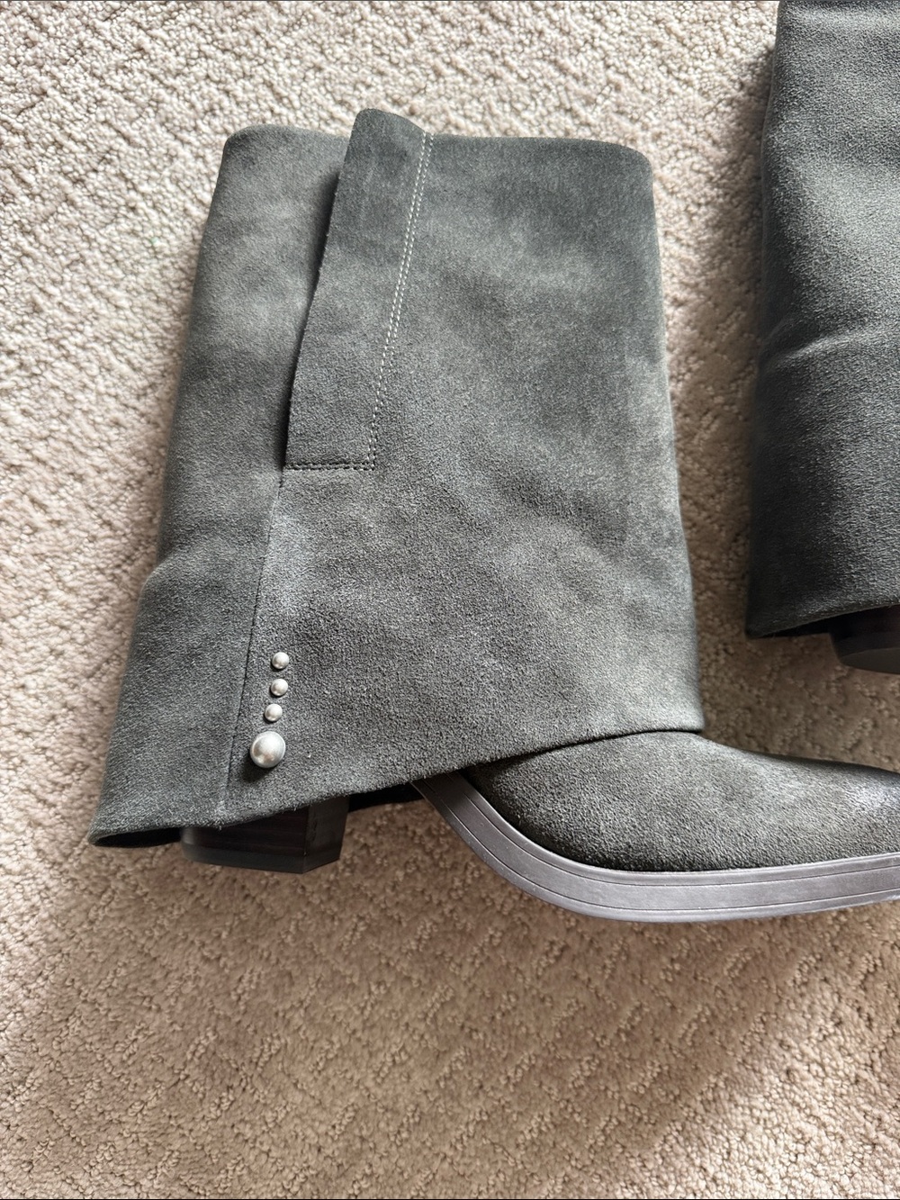 Ash Foldover Jeff Boot - Picture 2 of 7